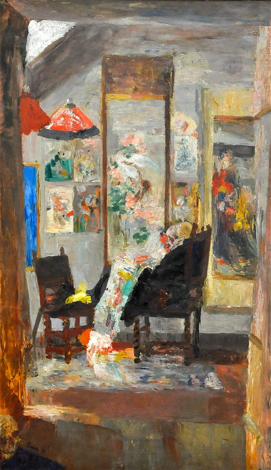 James Ensor (1860-1949) Skelet bekijkt chinoiserieën MSK Gent 22-11-2015 11-53-52