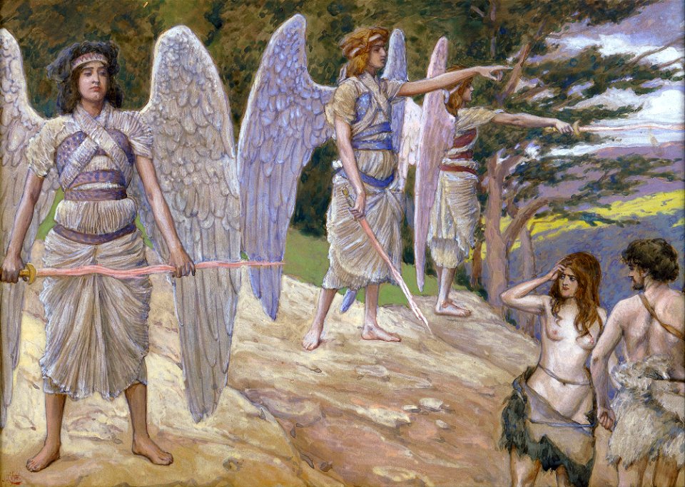 James Jacques Joseph Tissot - Adam and Eve Driven From Paradise - Google Art ProjectFXD