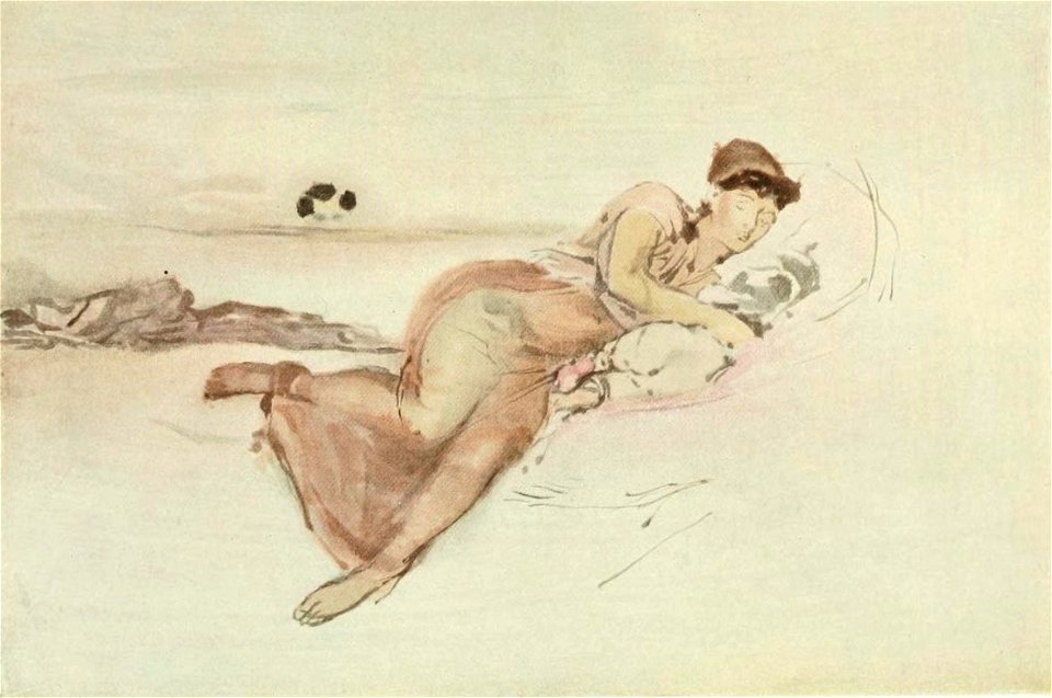 James McNeill Whistler - Rose and Pink, The Mother's Siesta
