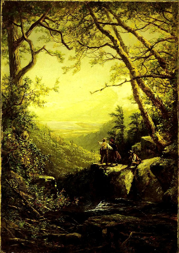 James D. Smillie - Kaaterskill Clove, January 1865 - 1973.10 - Smithsonian American Art Museum