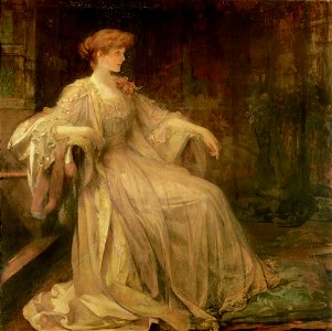 James Jebusa Shannon - Portrait of Violet, Marchioness of Granby, 1895