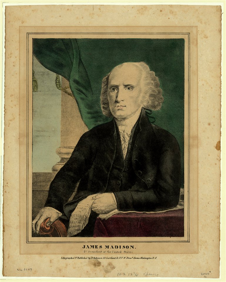 James Madison, 4th president of the United States LCCN2003679812