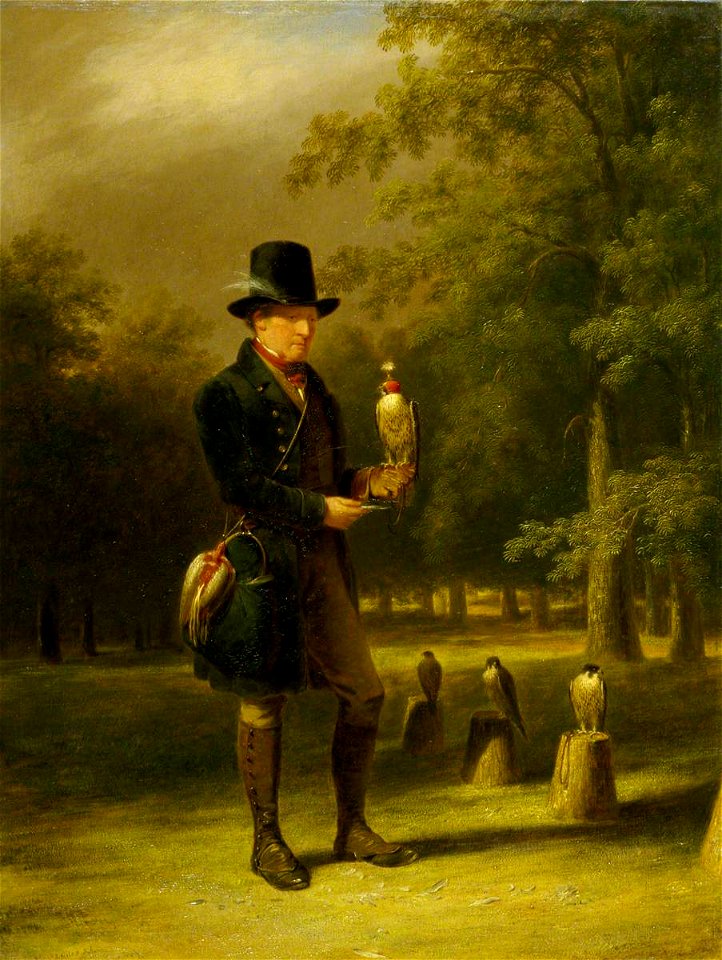 James Giles (1801-1870) - A Falconer - 446673 - National Trust