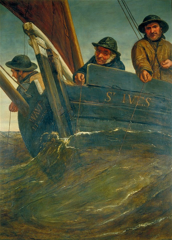 James Clarke Hook - Deep Sea Fishing (1864)