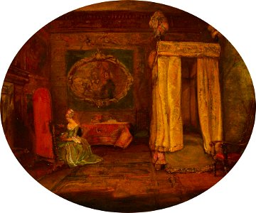 James Holland (1799-1870) - Lady Betty Germain's Bedroom at Knole - 802394 - National Trust