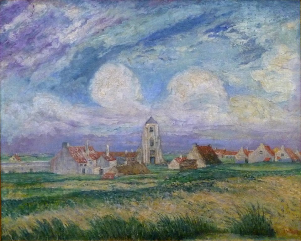 James Ensor (1901) Gezicht op Mariakerke 002