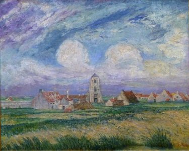 James Ensor (1901) Gezicht op Mariakerke 002