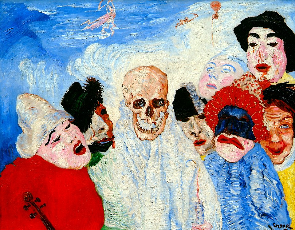 James Ensor, La mort et les masques, 1897 (MBA Liège)