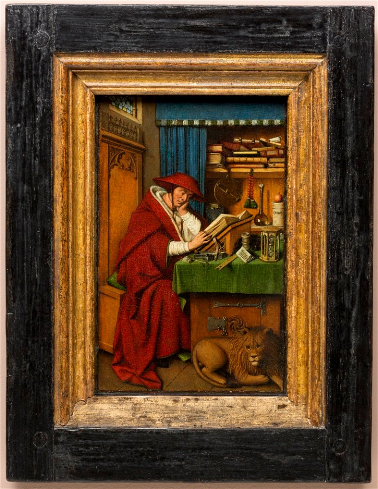 Jan van Eyck - Saint Jerome in His Study - 25.4 - Detroit Institute of Arts