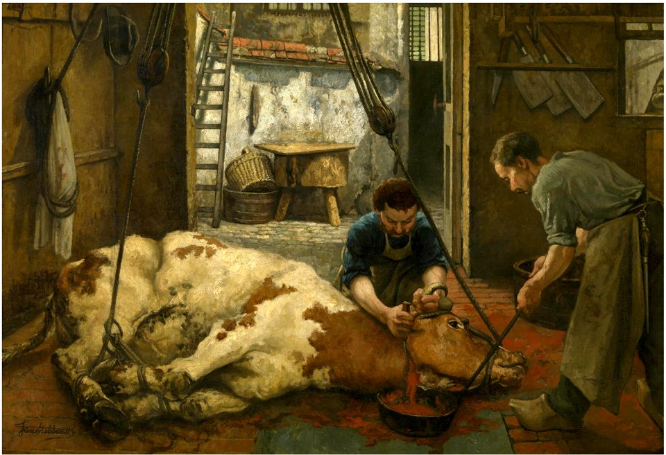 Jan Stobbaerts - Slaughtering