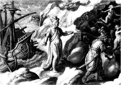 Jan van der Straet Odysseus in the Cave of the Winds
