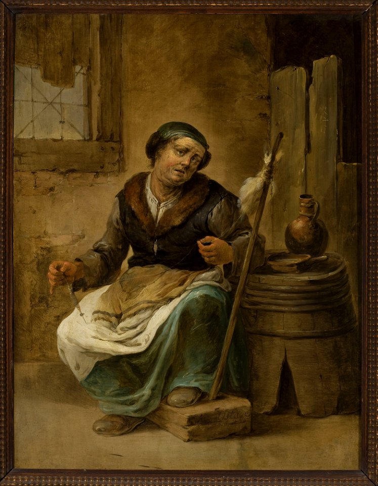 Jan van de Venne - Spinner - M.Ob.1690 MNW - National Museum in Warsaw