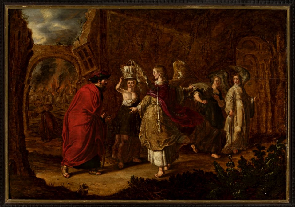 Jan Tengnagel - Lot Fleeing from Sodom - M.Ob.175 MNW - National Museum in Warsaw
