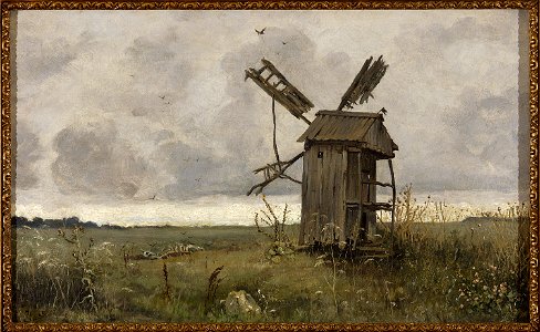 Jan Stanisławski - Ukrainian windmill - MP 2256 - National Museum in Warsaw