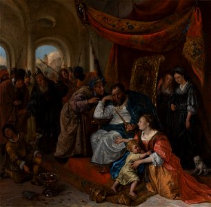 Jan Steen - Moses and Pharaoh's Crown - 1167 - Mauritshuis