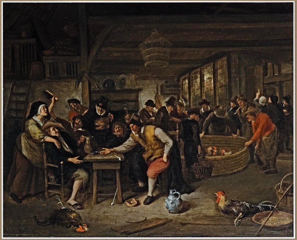 Jan Steen - The Cock Fight