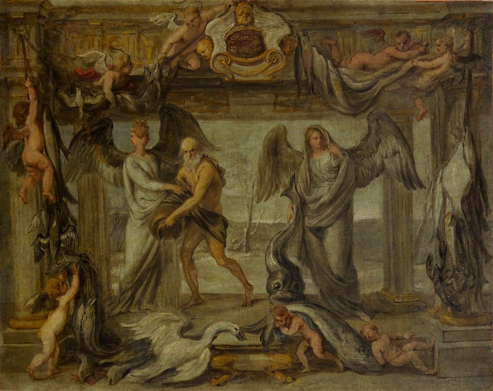 Jan van den Hoecke - Jänner und Februar - GG 2652b - Kunsthistorisches Museum