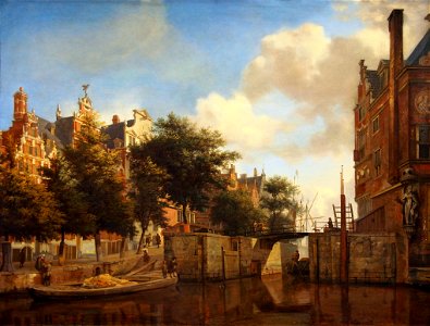 Jan van der Heyden Herengracht. Free illustration for personal and commercial use.