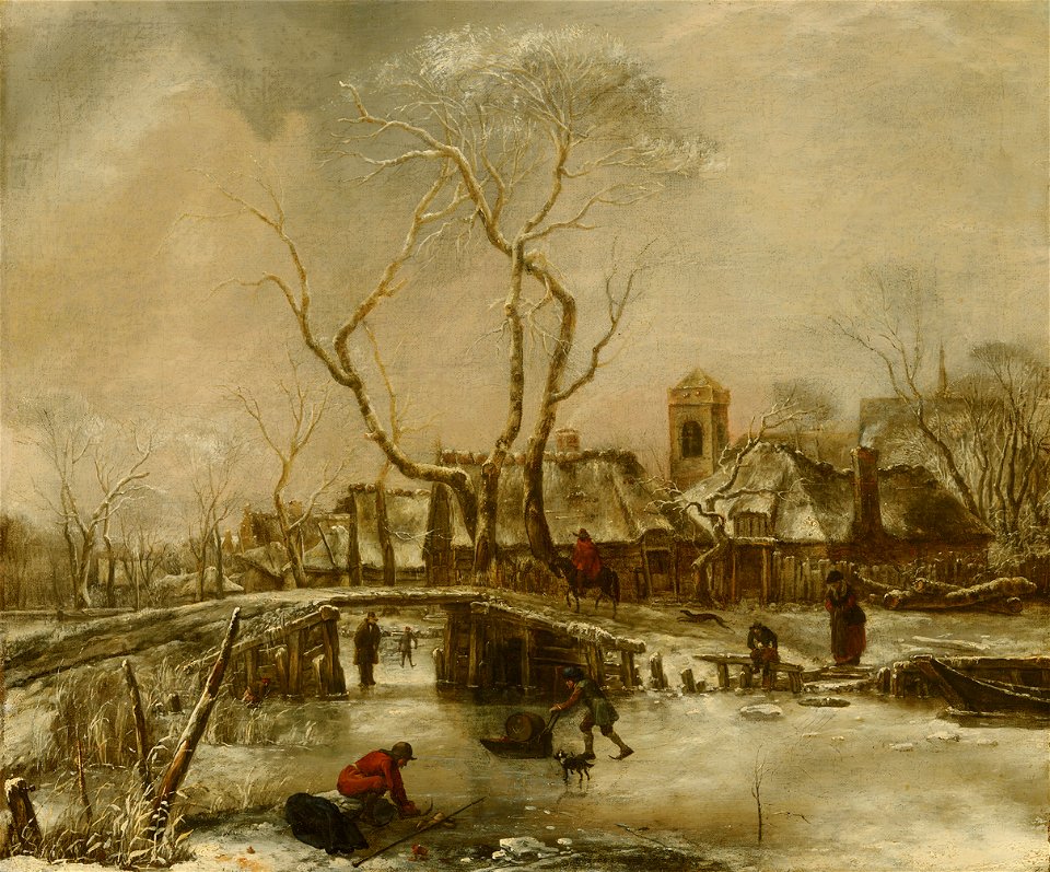 Jan van de Cappelle - Winter Landscape - 567 - Mauritshuis