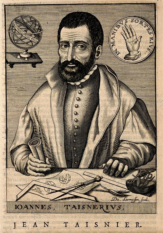 Jan Taisnier. Line engraving by N. de Larmessin, 1682. Wellcome V0005718