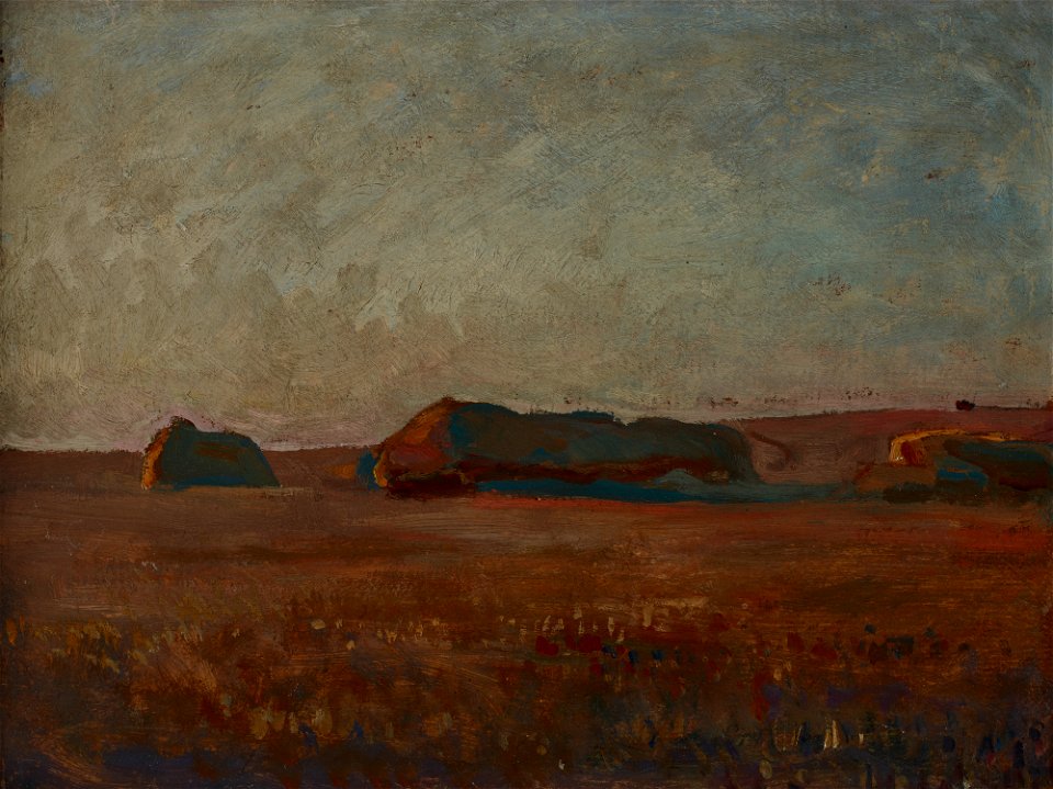 Jan Stanisławski - Ricks of Corn - MNK II-b-574 - National Museum Kraków