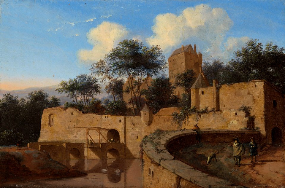 Jan van der Heyden - A capriccio view of Arnhem 2018 CKS 15496 0022