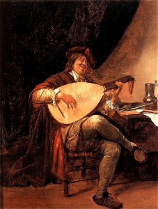 Jan Steen - Self-Portrait as a Lutenist - WGA21754