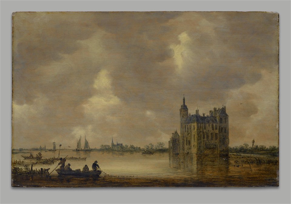 Jan van Goyen - A Castle by a River - ILE1981.9.6 - Yale University Art Gallery