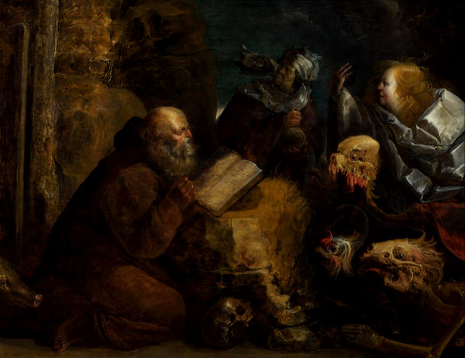 Jan van der Venne - The Temptation of Saint Anthony