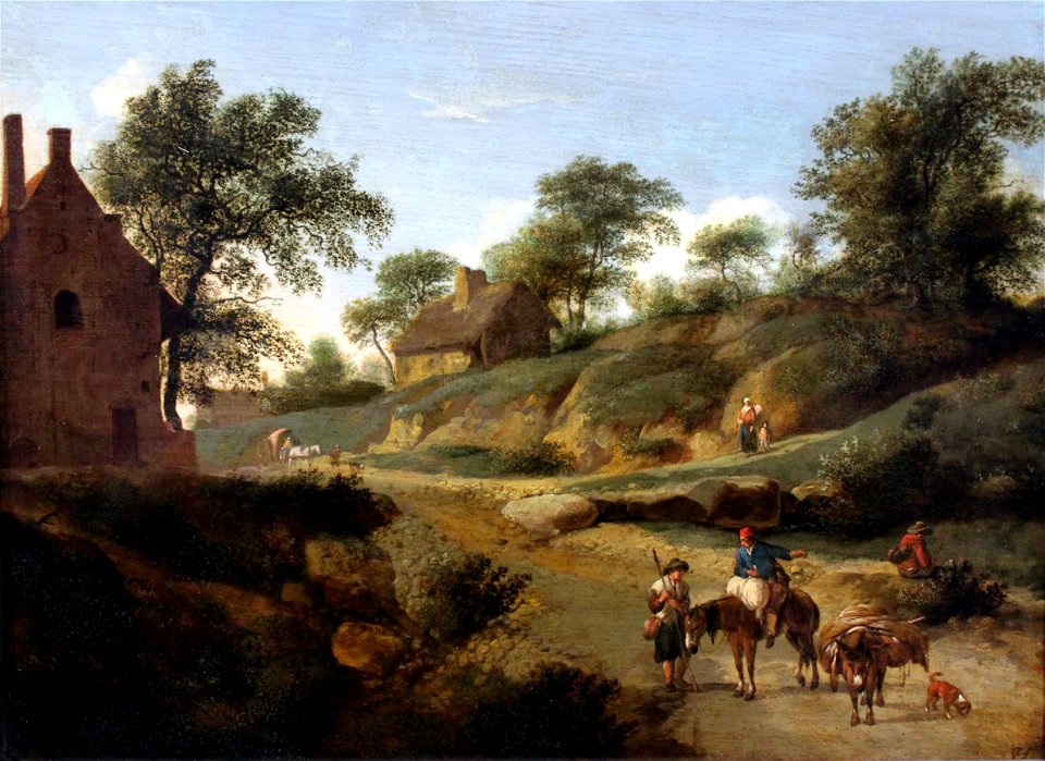 Jan van der Heyden - On a Country Road