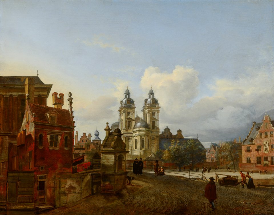 Jan van der Heyden - The Church of St Andrew in Düsseldorf - 53 - Mauritshuis