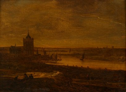 Jan van Goyen - Gezicht op de Rijn bij Arnhem - 0412 - Rijksmuseum Twenthe