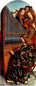 Jan van Eyck - The Ghent Altarpiece - Angels Playing Music - WGA07644