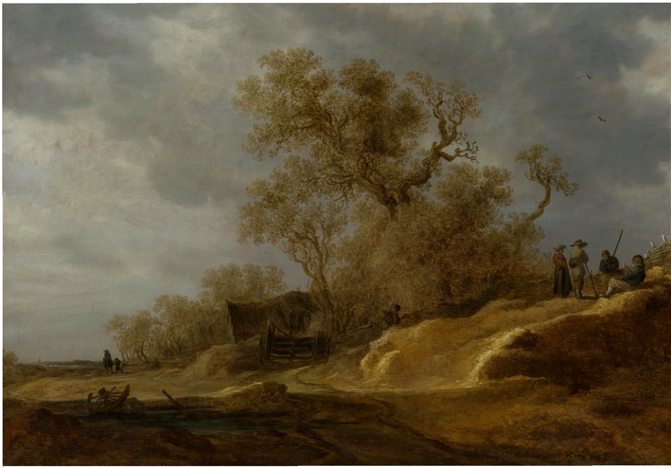 Jan van Goyen - Peasants by a Track AM1057-31-lr-1