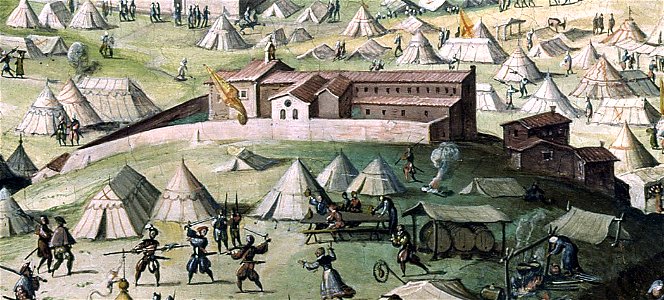 Jan Van der Straet (known as Giovanni Stradano) - The siege of Florence - Google Art Project - san matteo in arcetri