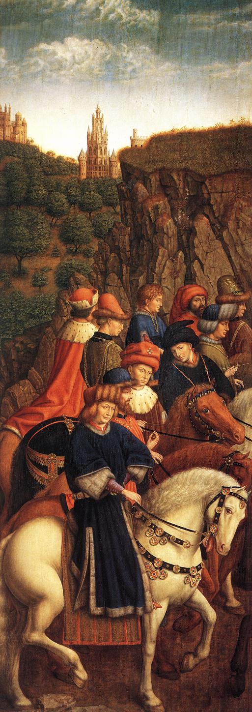 Jan van Eyck - The Ghent Altarpiece - The Just Judges - WGA07649