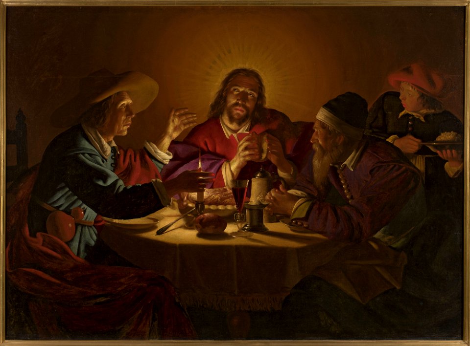 Jan ter Borch - Supper at Emmaus - M.Ob.2368 - National Museum in Warsaw