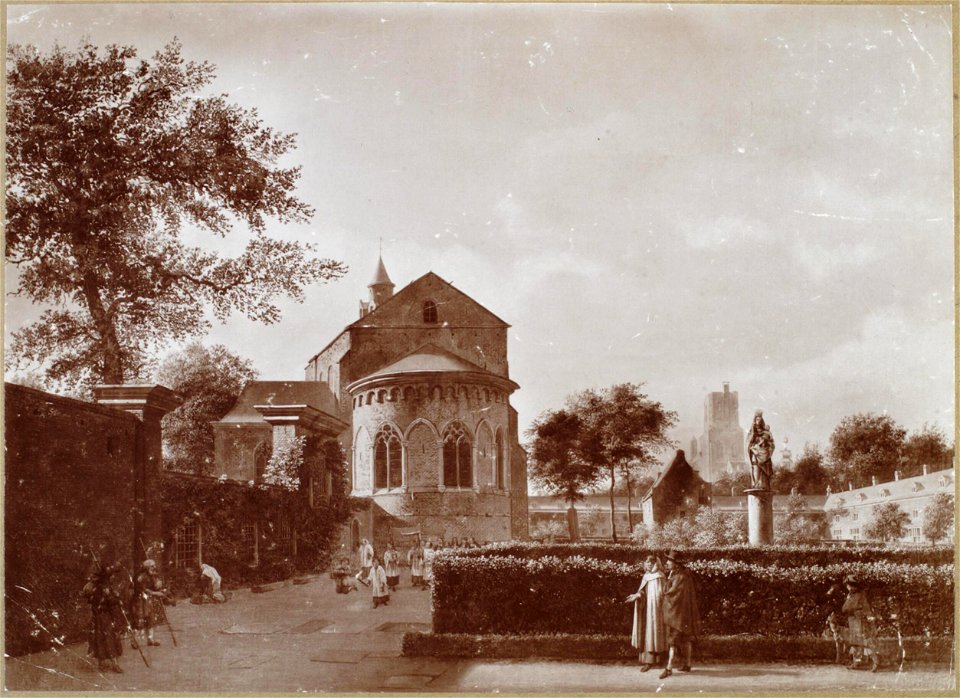 Jan van der Heyden - View of a Garden in Cologne, Pannwitz