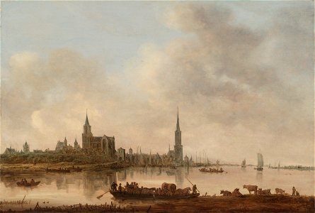 Jan van Goyen - View of Emmerich - 1959.351 - Cleveland Museum of Art. Free illustration for personal and commercial use.