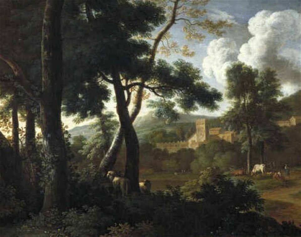 Jan van der Meer (II) - Italiaans landschap - 1501 (OK) - Museum Boijmans Van Beuningen