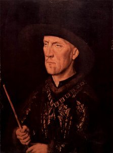 Jan van Eyck - Baudouin de Lannoy. Free illustration for personal and commercial use.