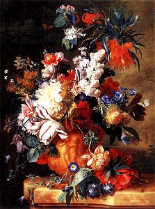 Jan van Huijsum - Bouquet of Flowers in an Urn - WGA11818