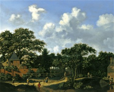 Jan van der Heyden - Crossroad in a Wood