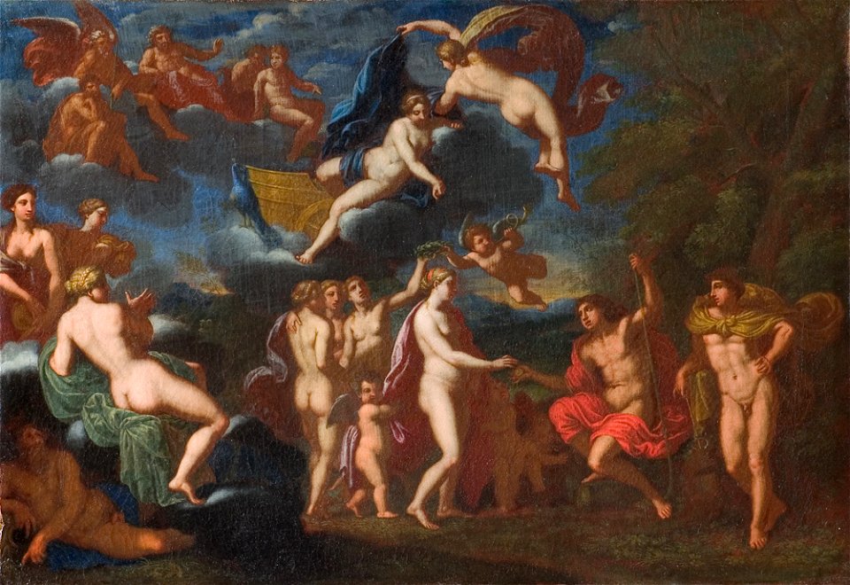 Jan van Haensbergen - Paris Giving Venus the Apple - KMS1877 - Statens Museum for Kunst