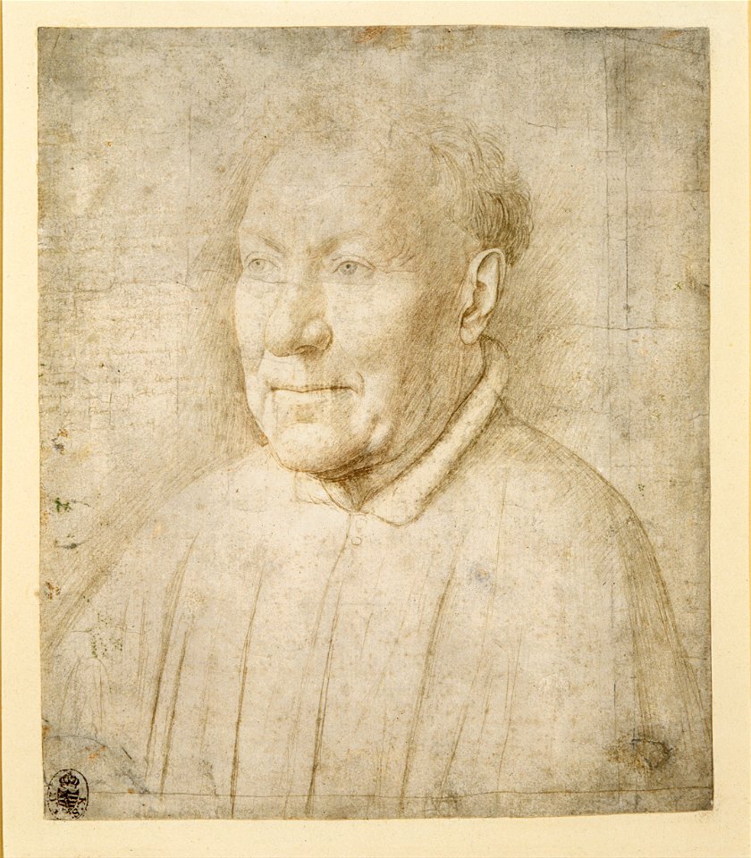 Jan van Eyck - Portrait of Cardinal Niccolò Albergati - Google Art Project. Free illustration for personal and commercial use.