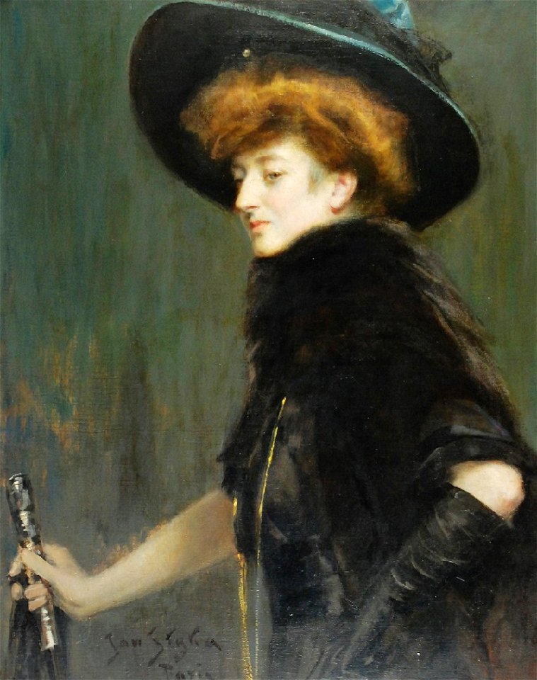 Jan Styka - Portret damy