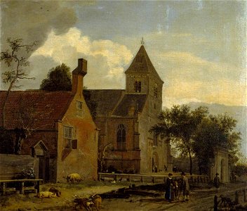 Jan van der Heyden (1637-1712) - The Church at Maarsen - 1246495 - National Trust