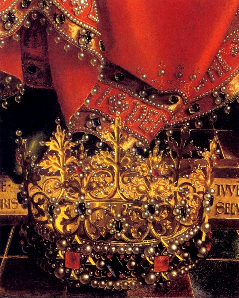 Jan van Eyck - The Ghent Altarpiece - God Almighty (detail) - WGA07632