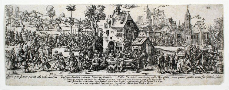 Jan Theodor de Bry - Die Dorfkirchweih