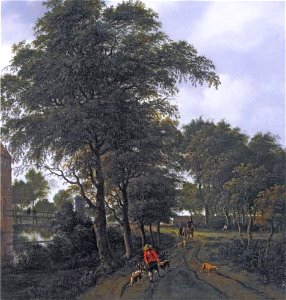 Jan van der Heyden - Boslandschap met kasteel - 1024 - Museum der bildenden Künste
